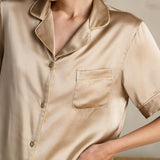 Kozey x Silky© Satin Silk Pajamas Short Pjs Set