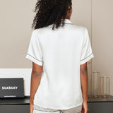 Kozey x Silky© Satin Silk Pajamas Short Pjs Set